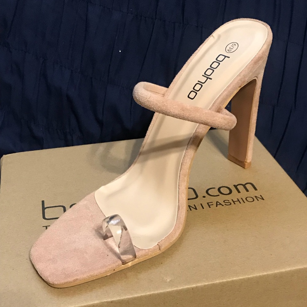 Nude/Clear Heels